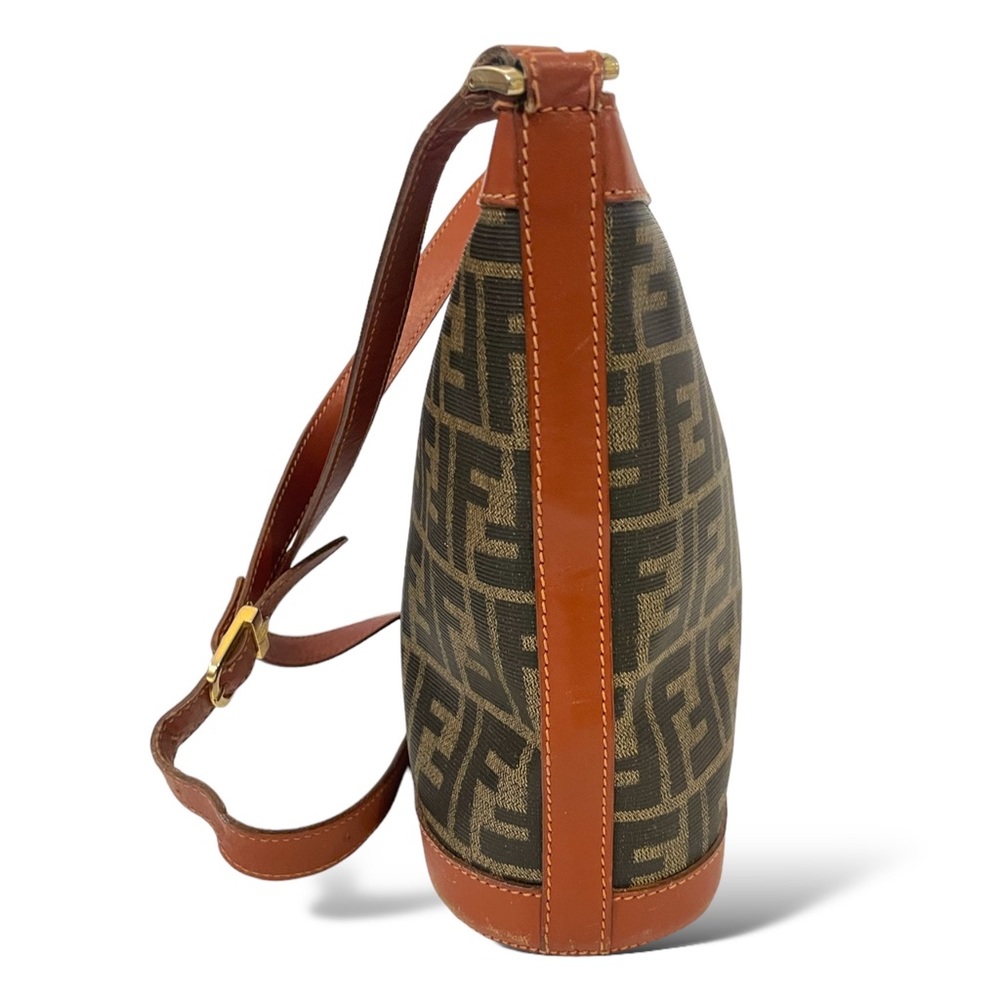 Fendi Black and Brown Logo Crossbody Bag - Picture 10 of 13